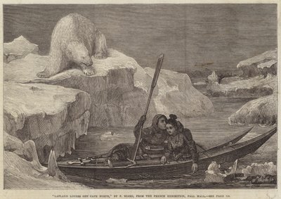 Lapland Lovers off Cape North by François Auguste Biard